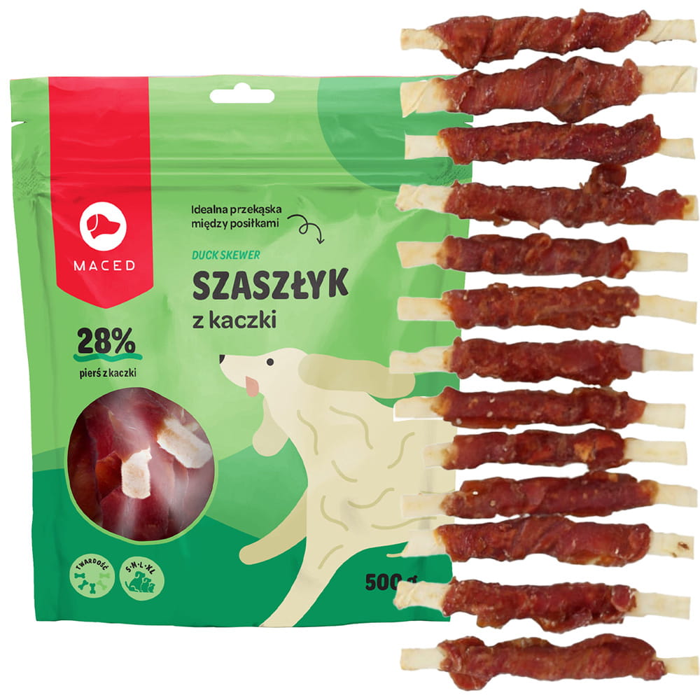 Maced przysmak pałeczki wołowe z kaczką 500g